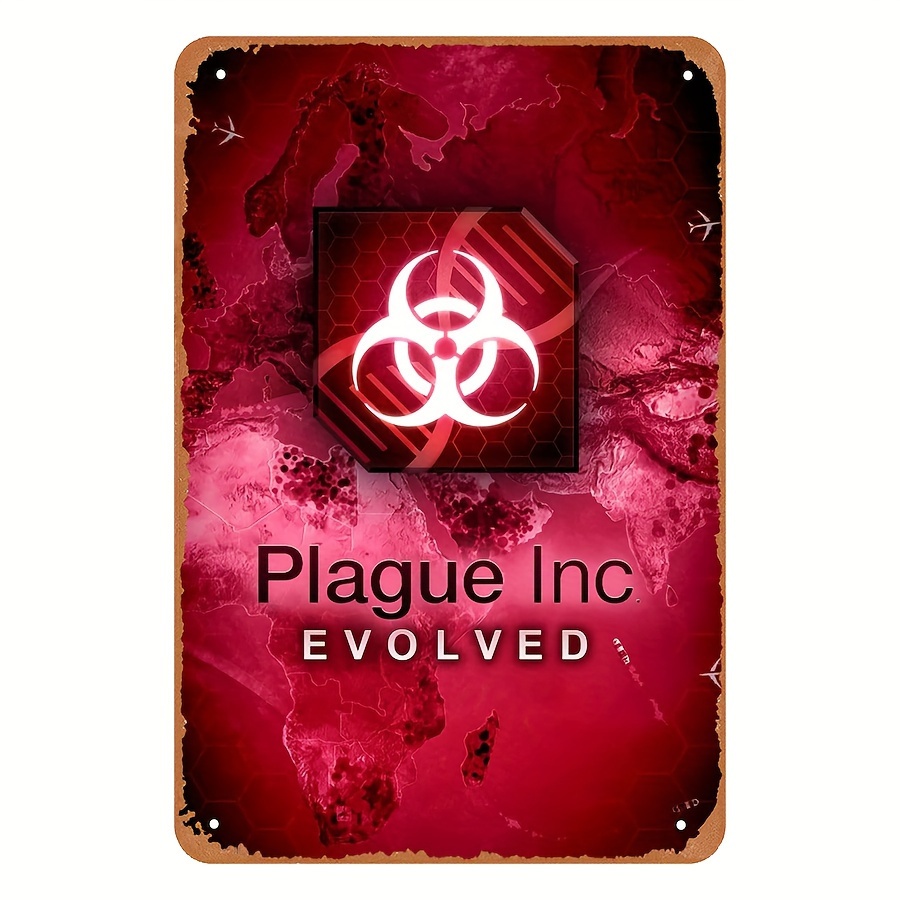 Retro Gaming Games - Plaque en métal style vintage Plague