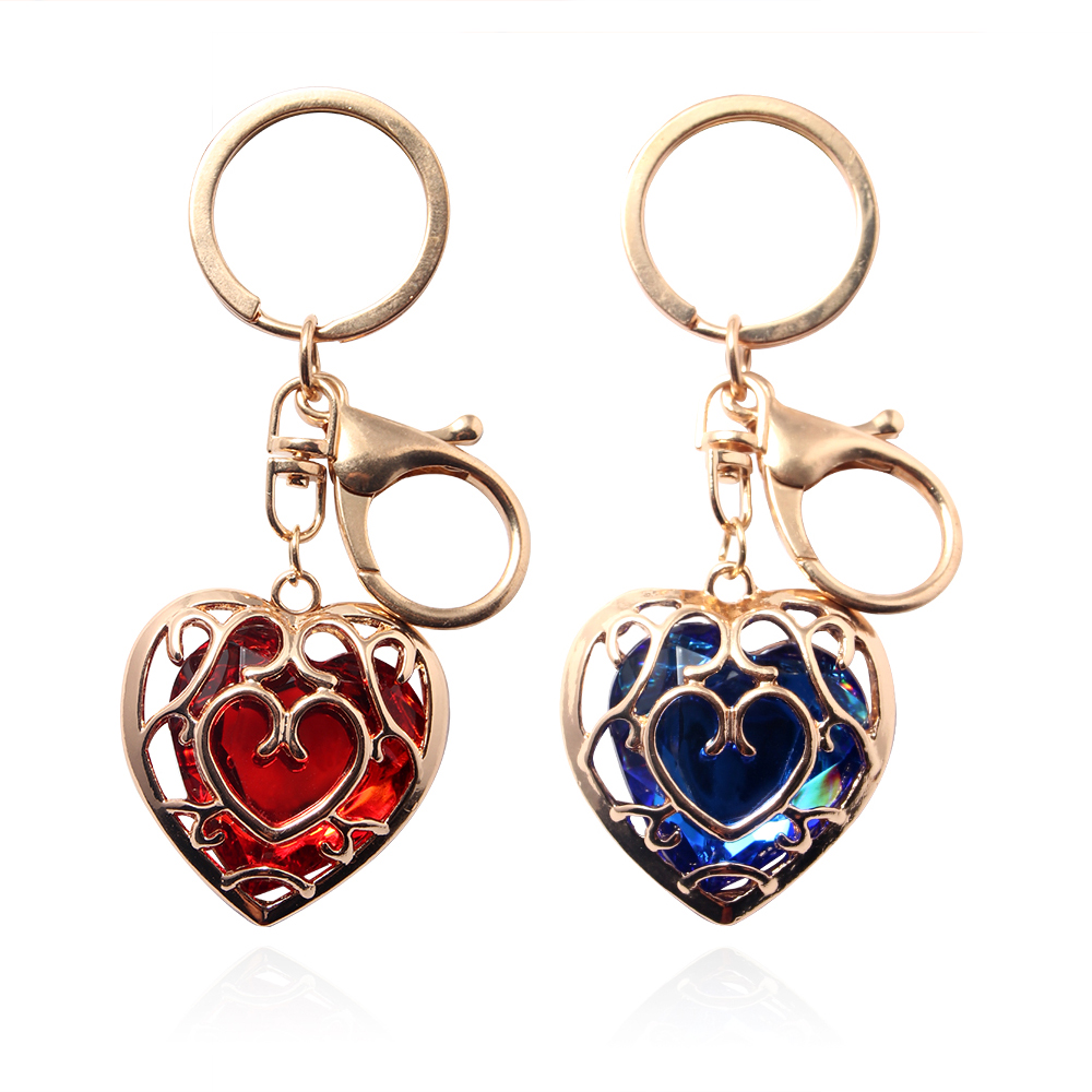 Retro Gaming Keychain - Zeldas Link Skyward épée coeur rouge