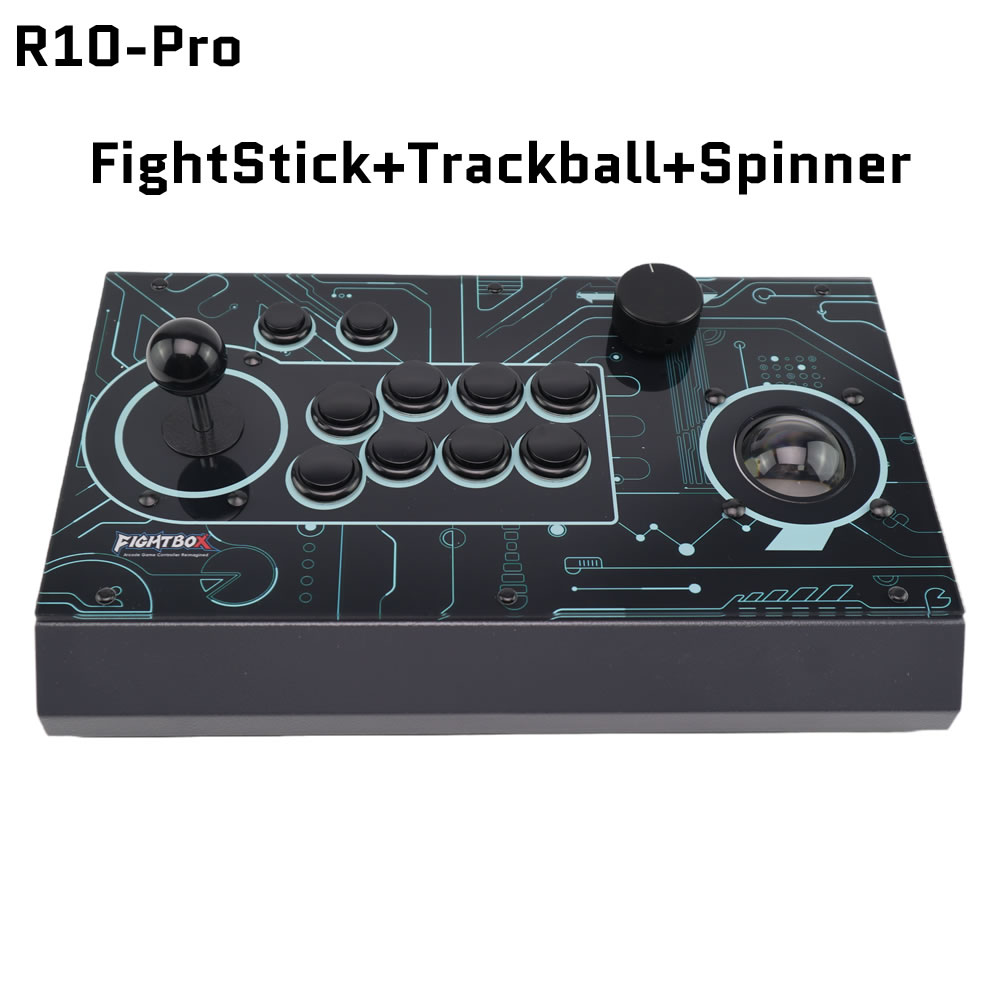 Retro Gaming Ps3 - Manette de jeu d'arcade FightBox R10-PRO