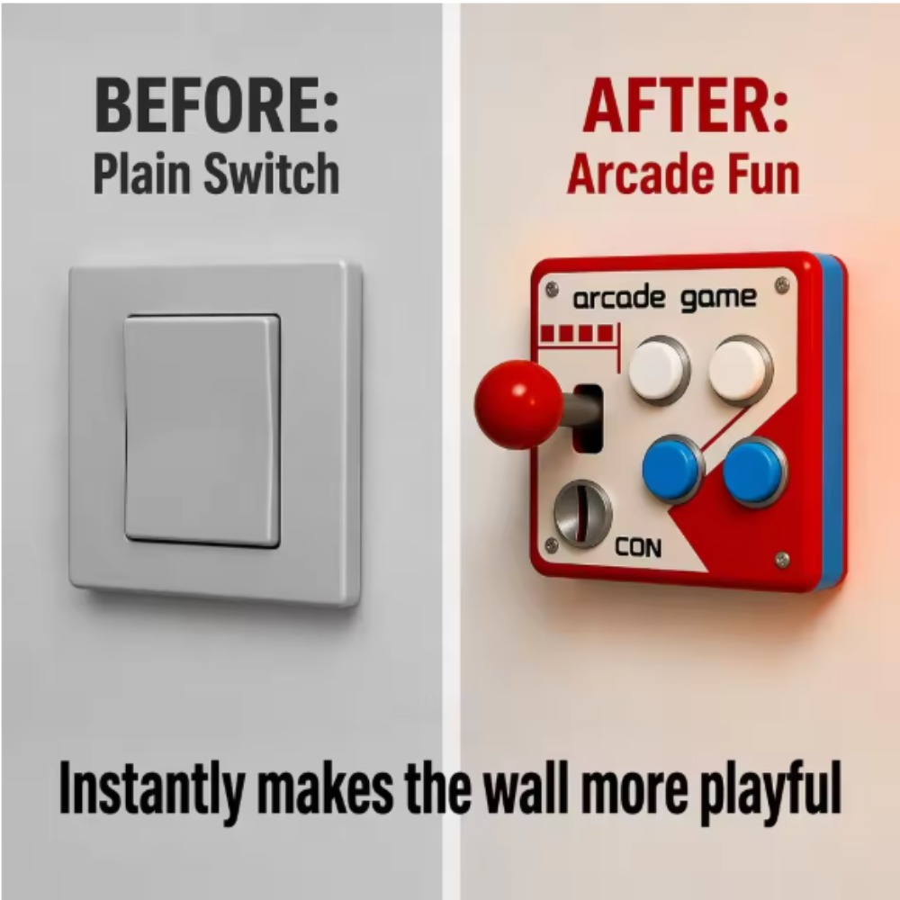 Retro Gaming Games - Cache-prise de joystick rétro pour borne