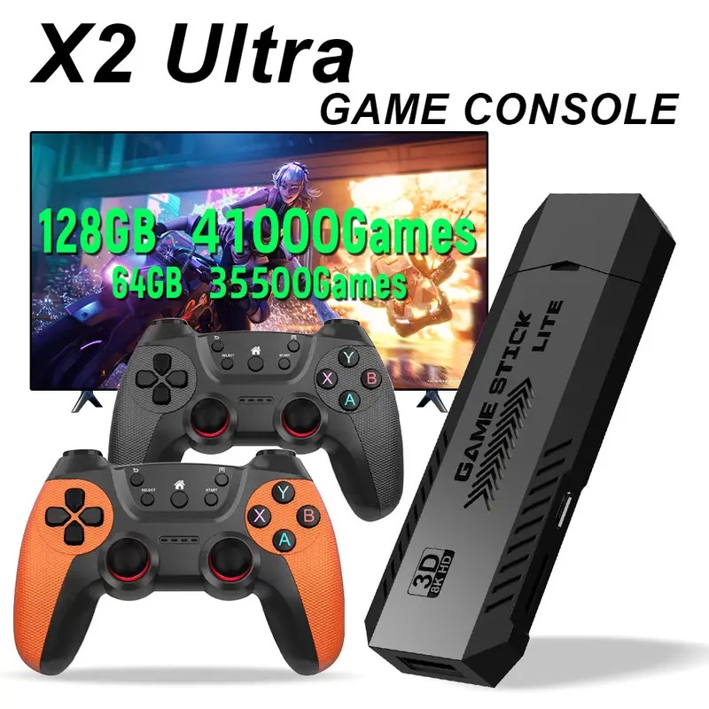 Retro Gaming Upscaler - Stick de jeu rétro X2 Ultra