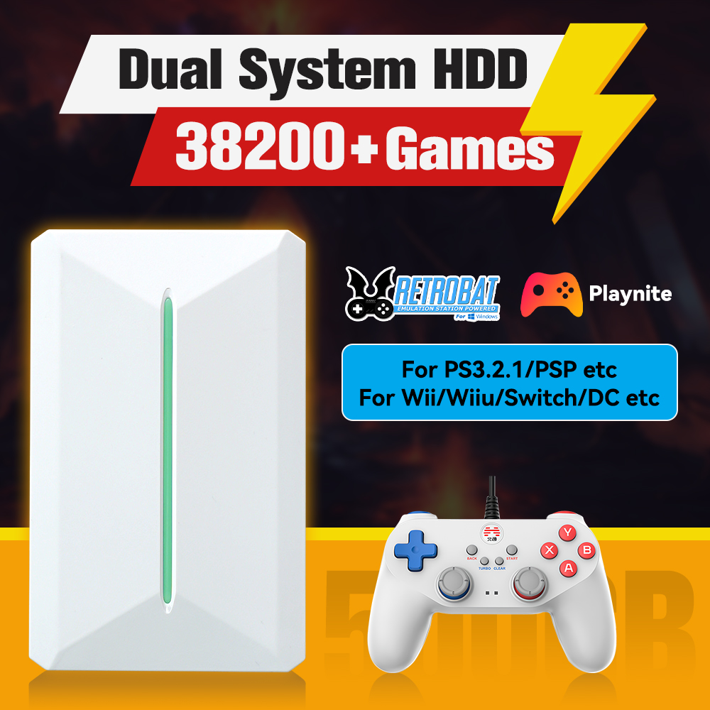 Retro Gaming Ps3 - Retrobat & Playnite System HDD Console