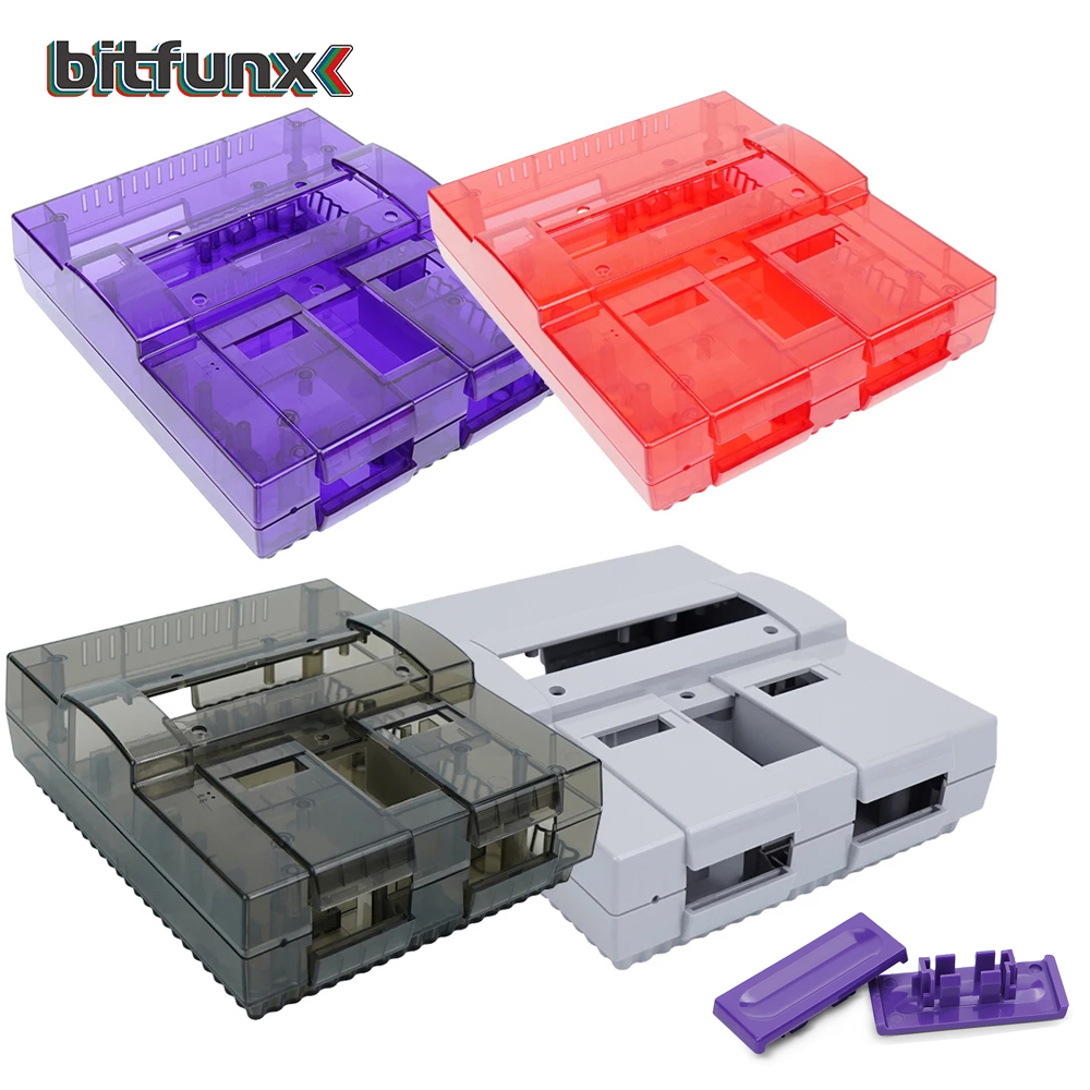 Retro Gaming Nintendo - Bitfunx SNES coque de remplacement étui