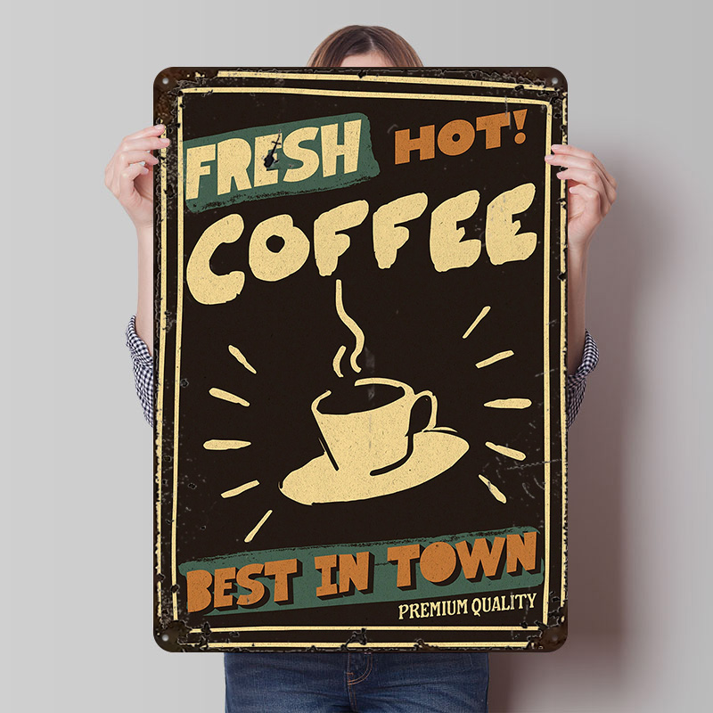 Retro Gaming Shops - Affiche vintage pour café, enseignes métalliques