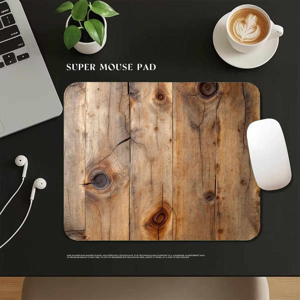 Mouse Gaming Retro - Tapis de souris vintage en bois