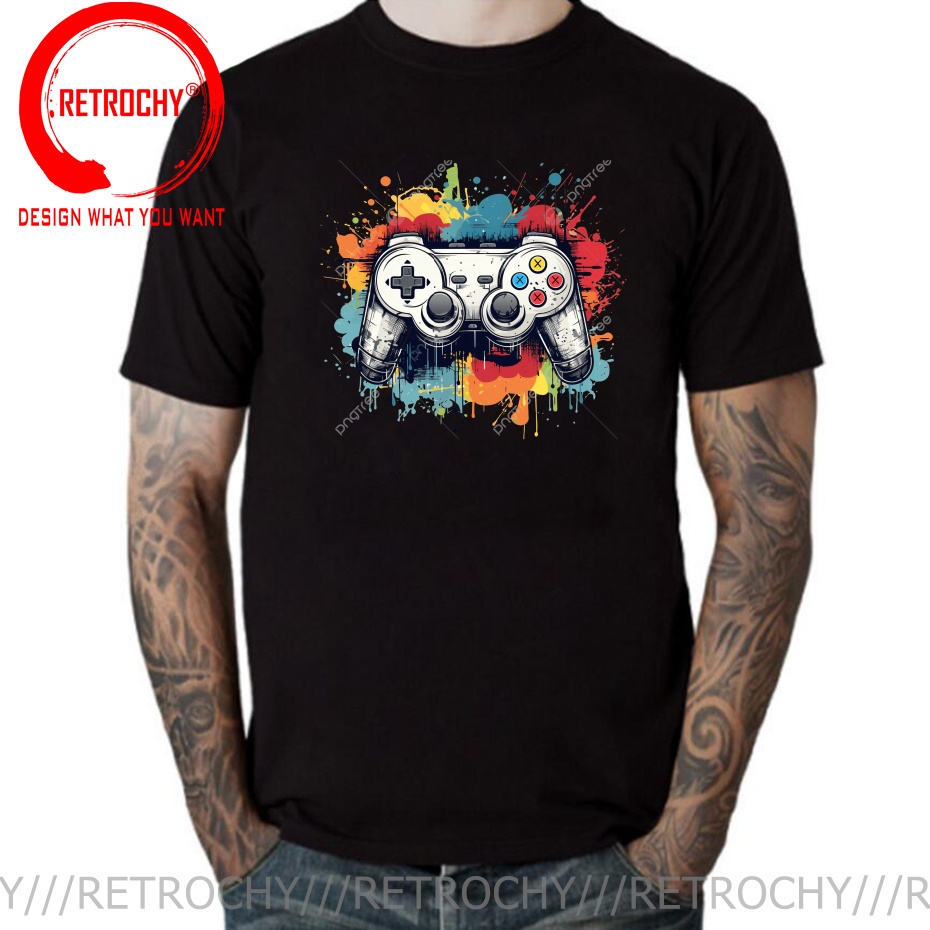 Retro Gaming Shops - T-shirt graphique rétro gamer effet vieilli