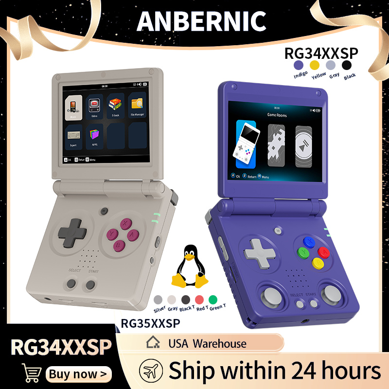 Anbernic RG34XXSP RG35XXSP Con - Retro Gaming Upscaler avis et prix