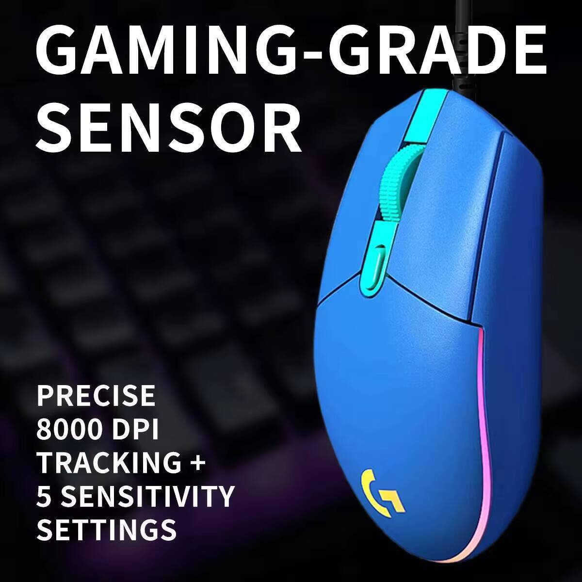 Souris de jeu Logitech G203, 2 - Logitech Mouse G203 avis et prix