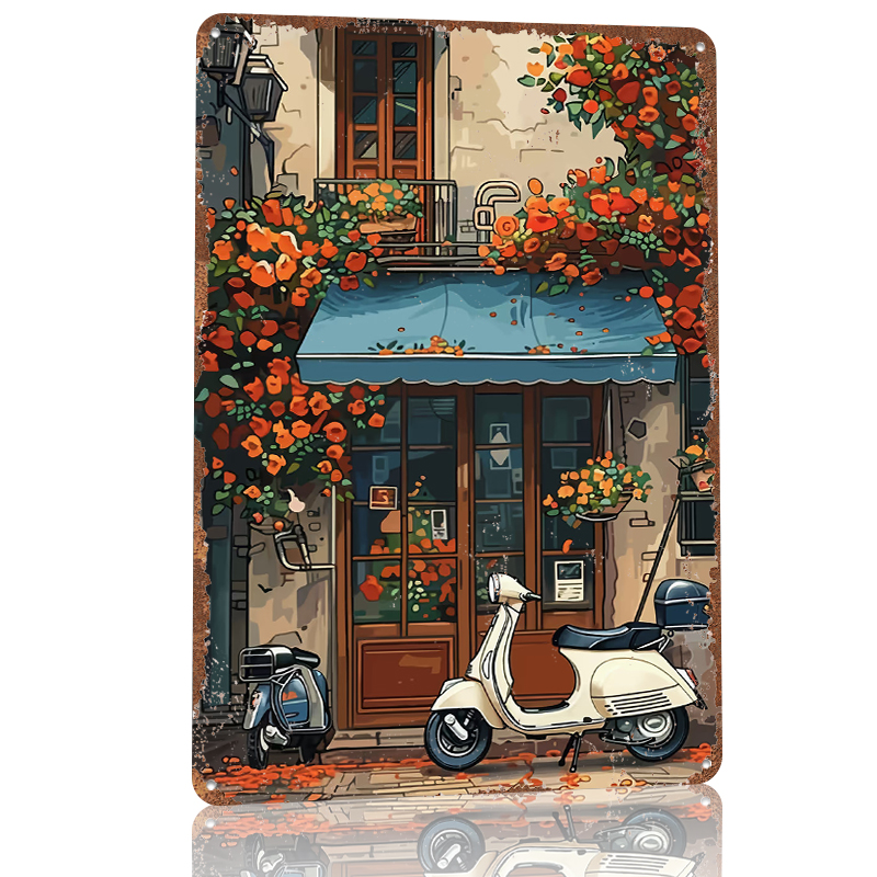 Affiche de magasin de scooters - Retro Gaming Shops avis et prix