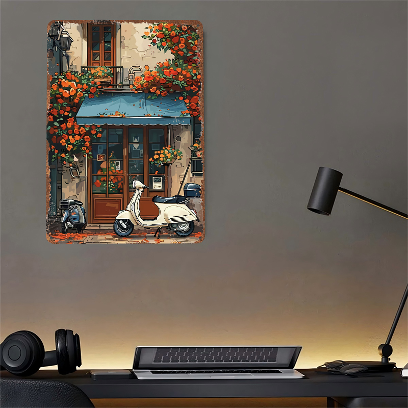 Affiche de magasin de scooters - Retro Gaming Shops avis et prix