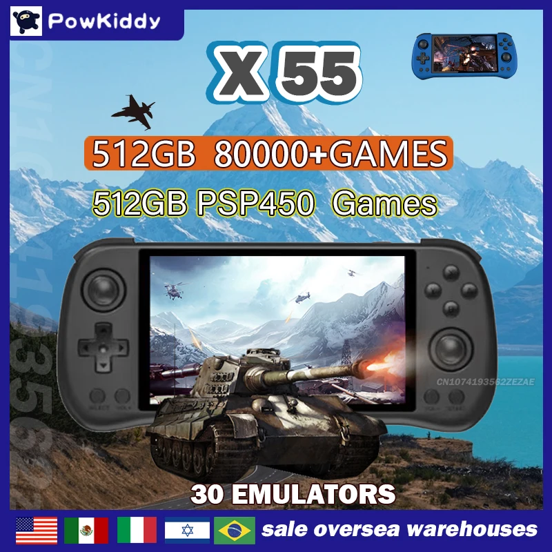 POWKIDDY-Console de jeu X55, 8 - Retro Gaming Gameboy avis et prix