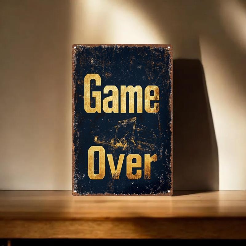 Panneau métallique de jeu Vint - Retro Gaming Games avis et prix