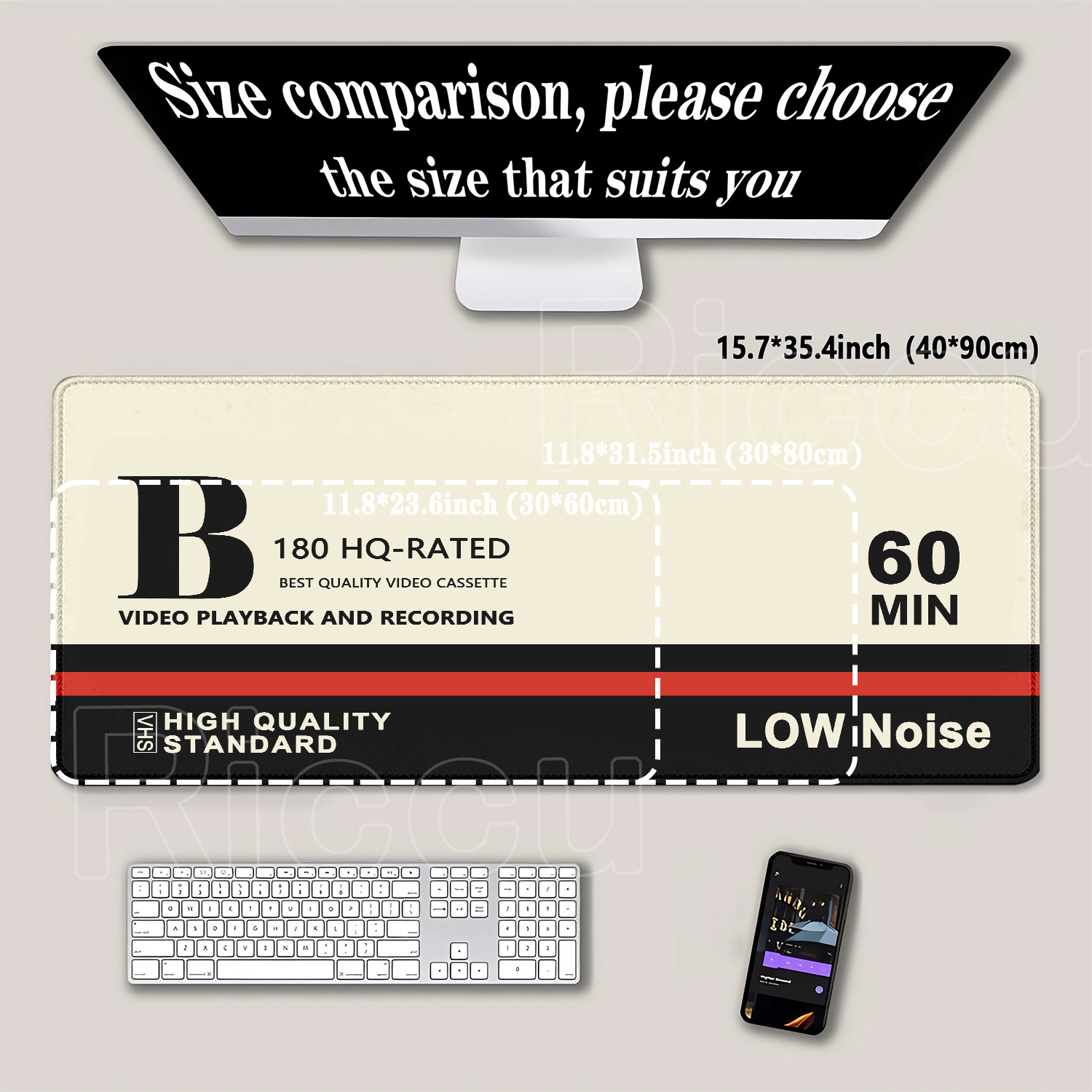 Grand tapis de souris de jeu r - Mouse Gaming Retro avis et prix