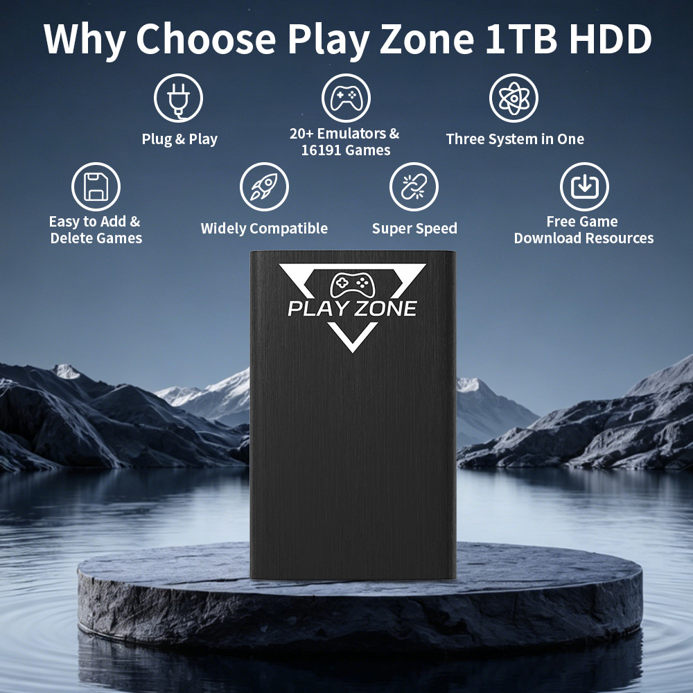 Disque dur portable de jeu Pla - Retro Gaming Ps3 avis et prix