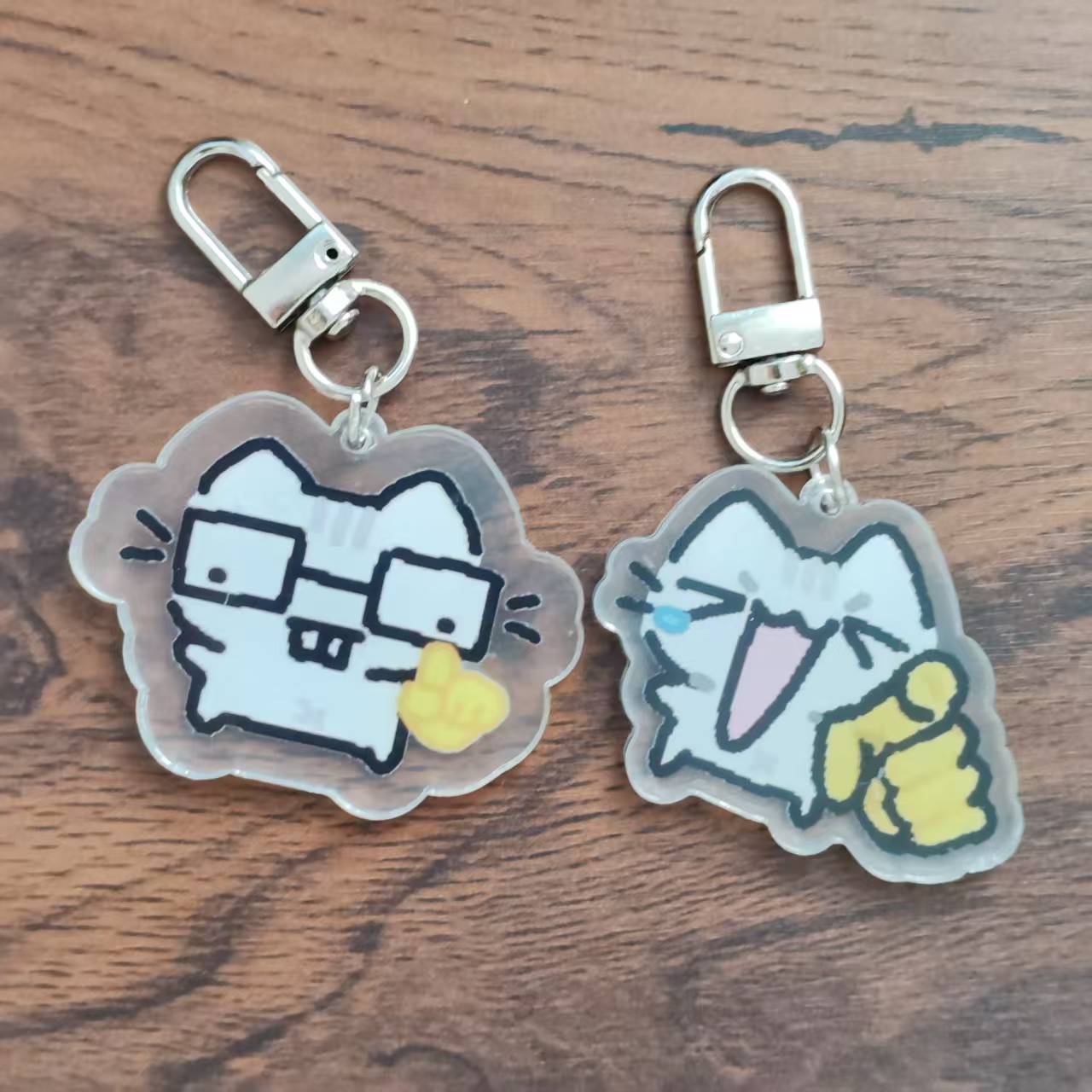 Porte-clés chat pixel plat 2d  - Retro Gaming Keychain avis et prix