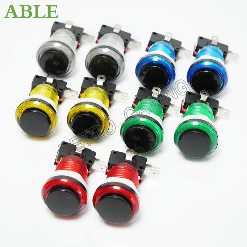 Bouton poussoir LED Arcade 6 c - Retro Gaming Shop avis et prix