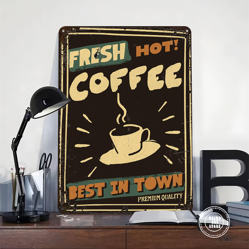 Affiche vintage pour café, ens - Retro Gaming Shops avis et prix
