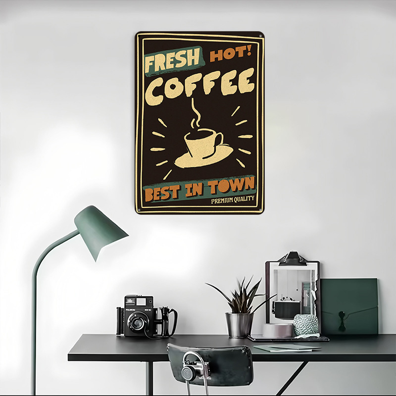 Affiche vintage pour café, ens - Retro Gaming Shops avis et prix