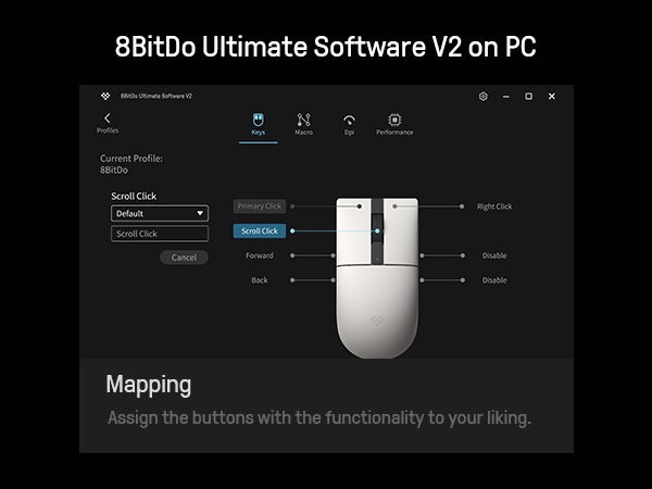 Souris 8BitDo Retro R8 avec ca - Mouse Gaming Retro avis et prix